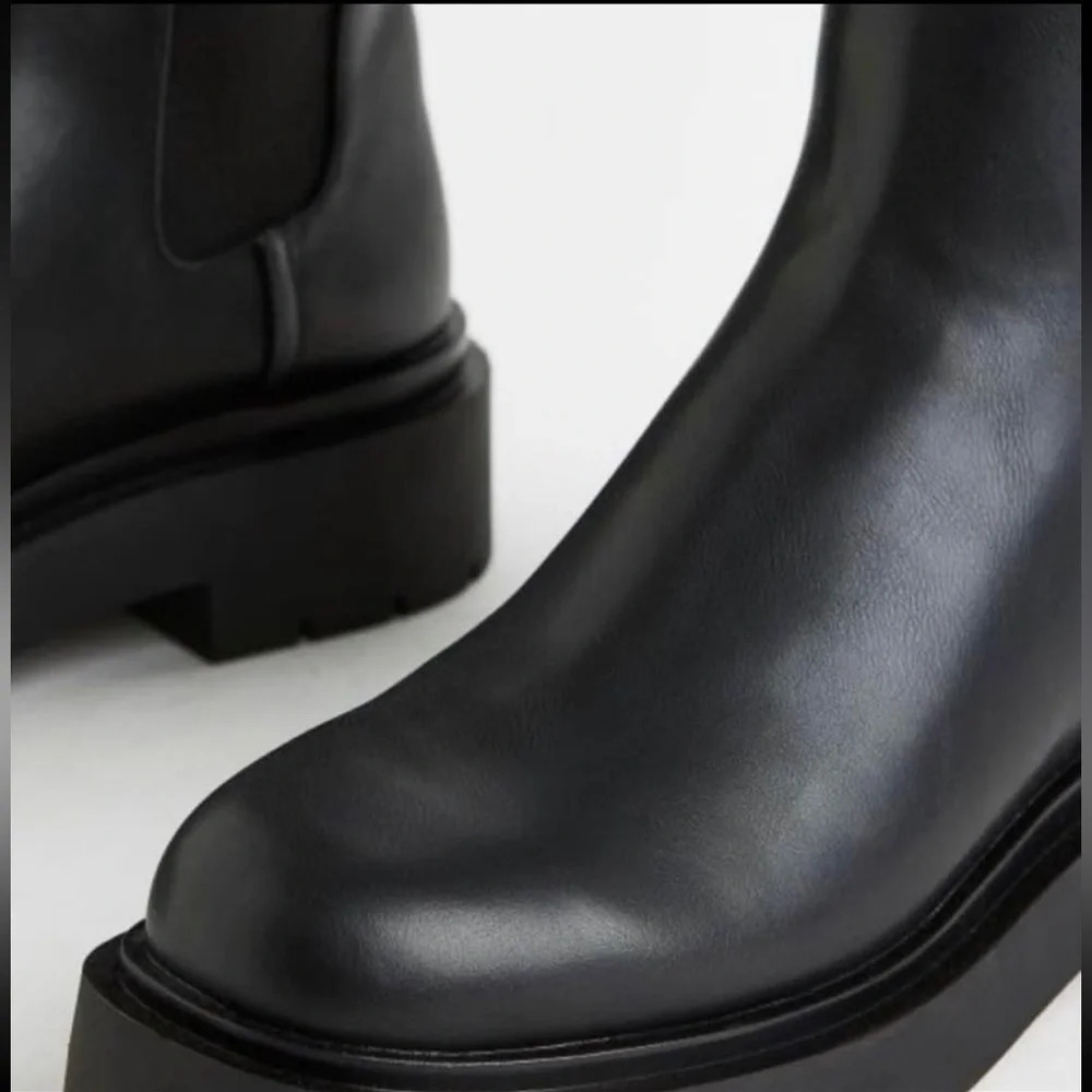 H&M Faux Leather Boots - Picture 4 of 9